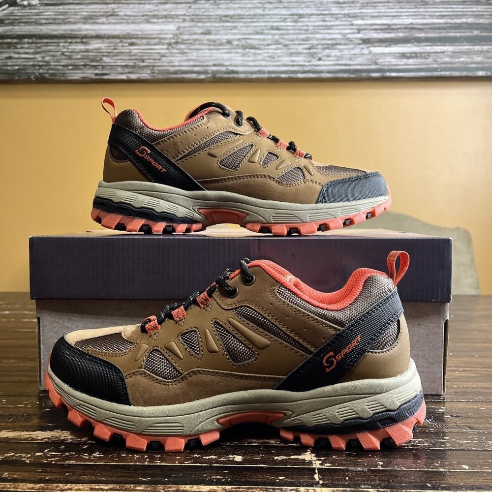 Womens S Sport Trail By Skechers Elayna Apparel Sneakers Brown Womens Size 7